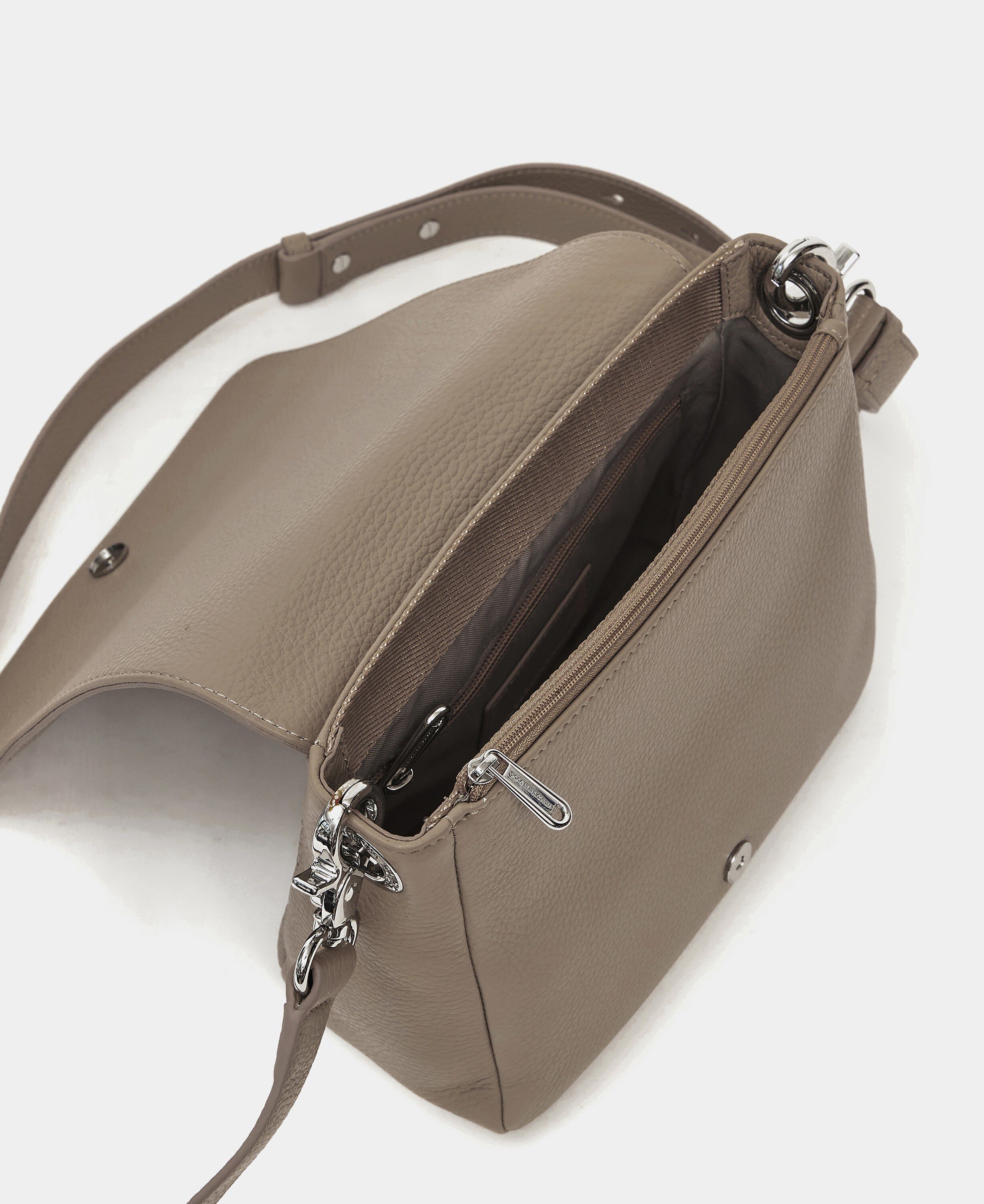 MELLOW LEATHER HUNTING BAG / WARM TAUPE