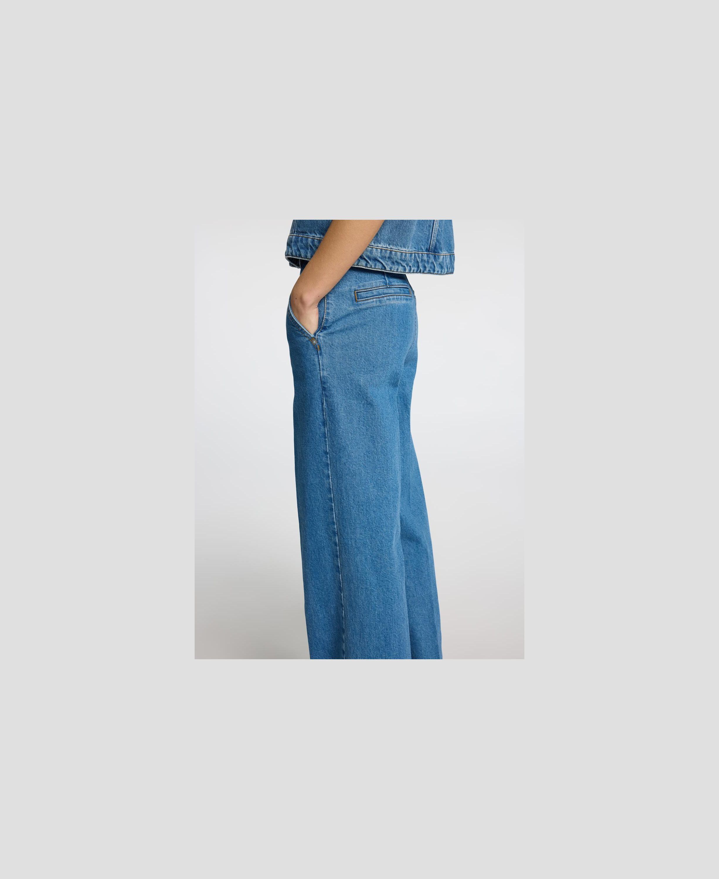SLFEVELYN HW EXTRA WIDE JEANS