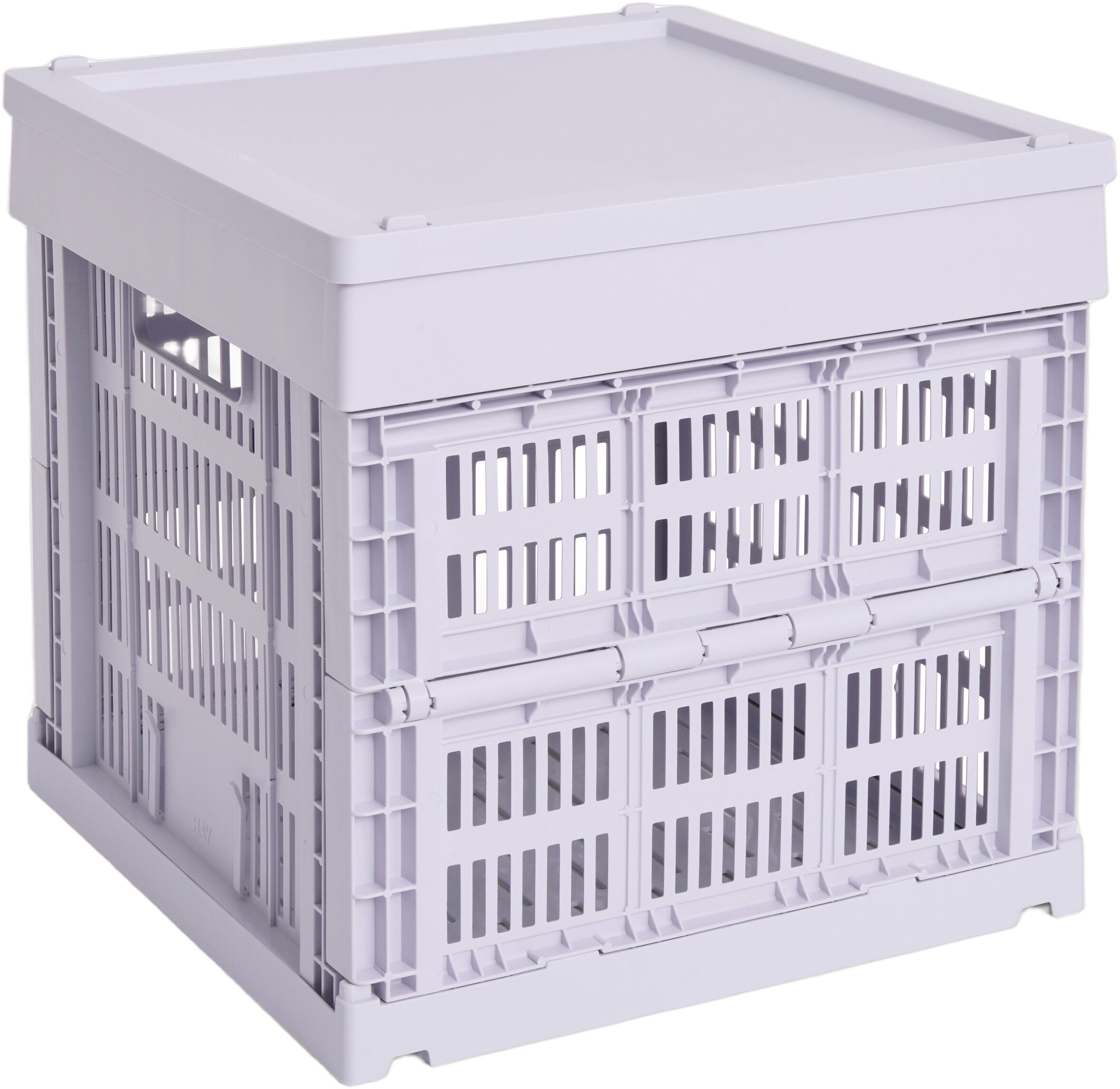 HAY Colour Crate Lid Plastic-Medium Square / Cube-Lavender