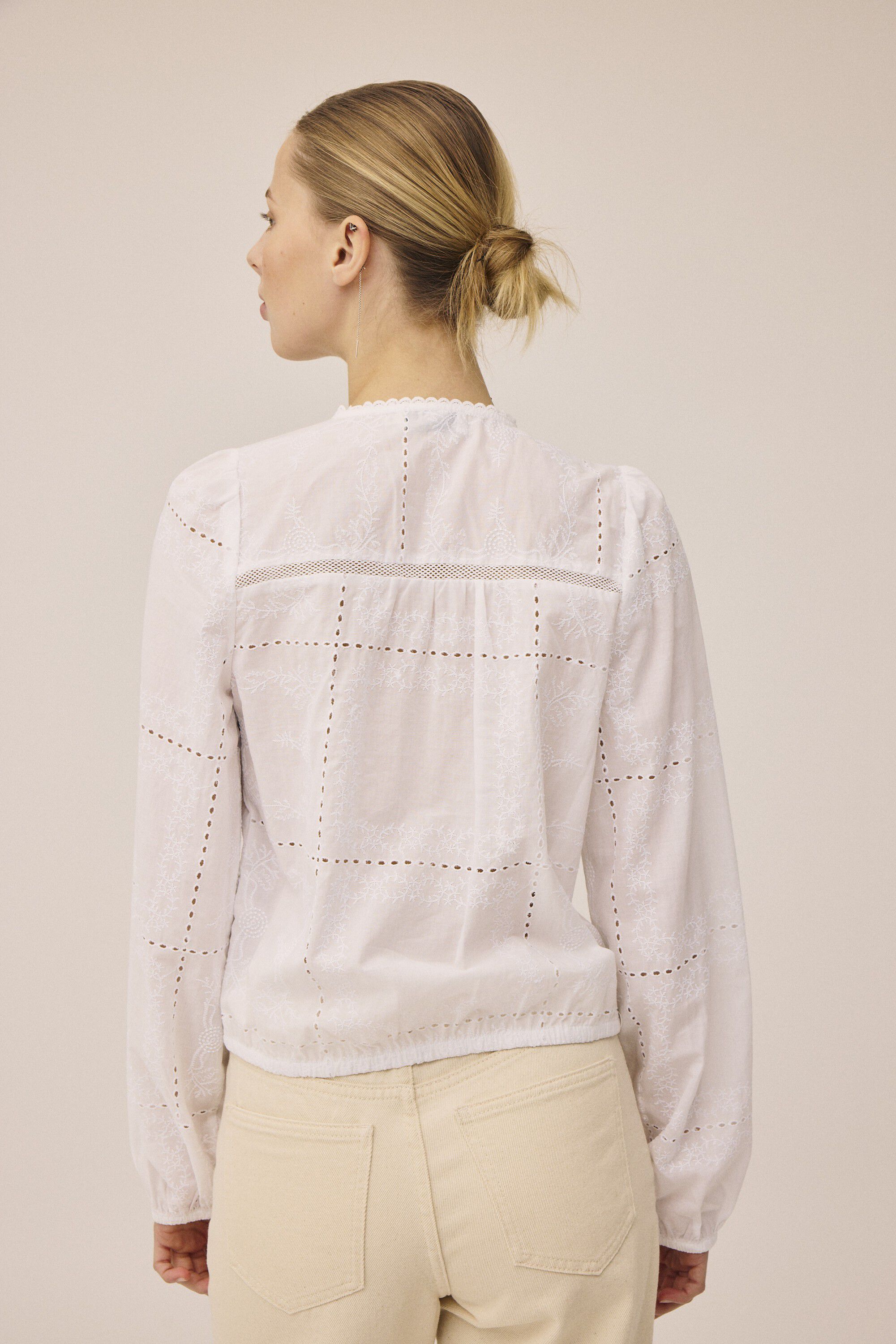 Ivy 2 EMB Blouse - 100% Organic Cotton GOTS