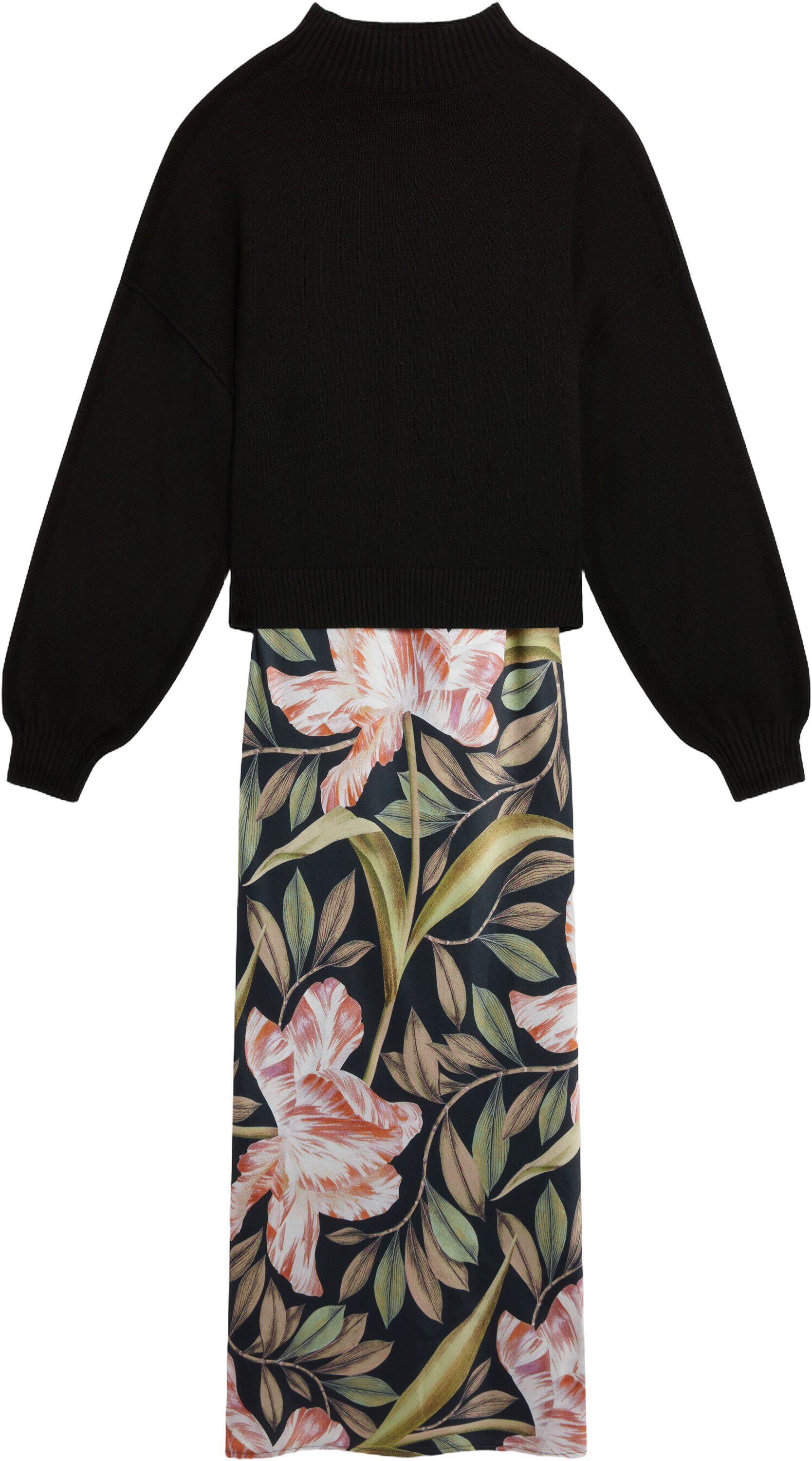 BERGNIA 2 in 1 Jumper With Printed