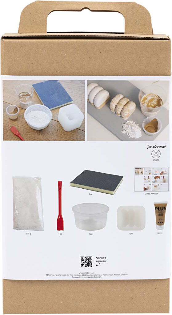 DIY Kit Resin St&oslash;bning, Skulptur