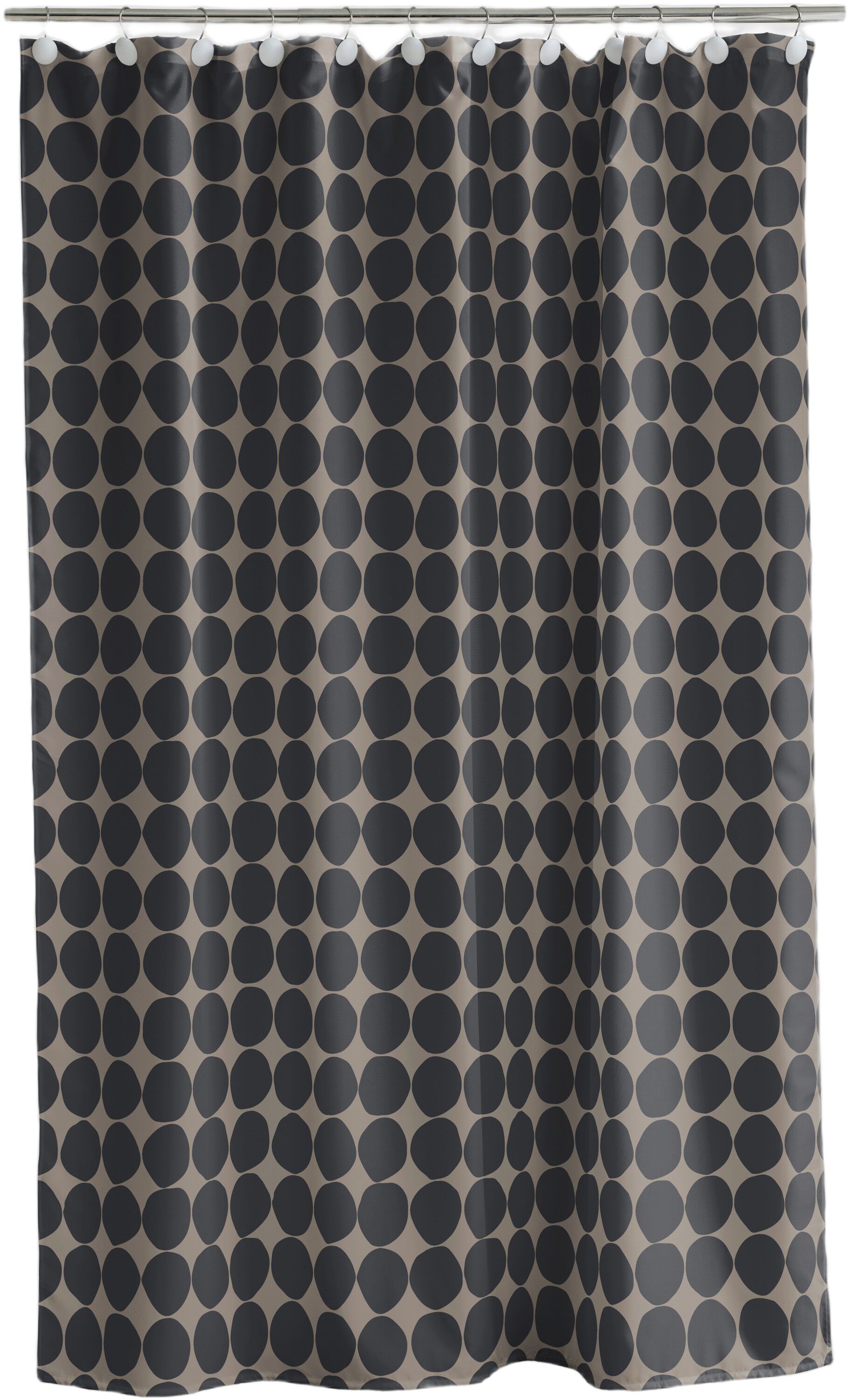 Duschdraperi 180x200 Bubbles Taupe