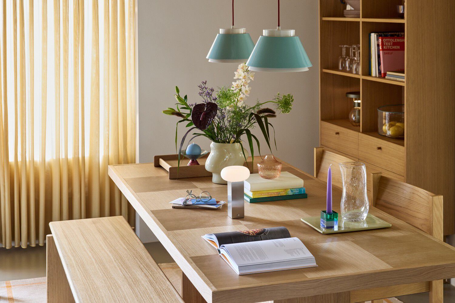 Remi Pendant Blue/Beige