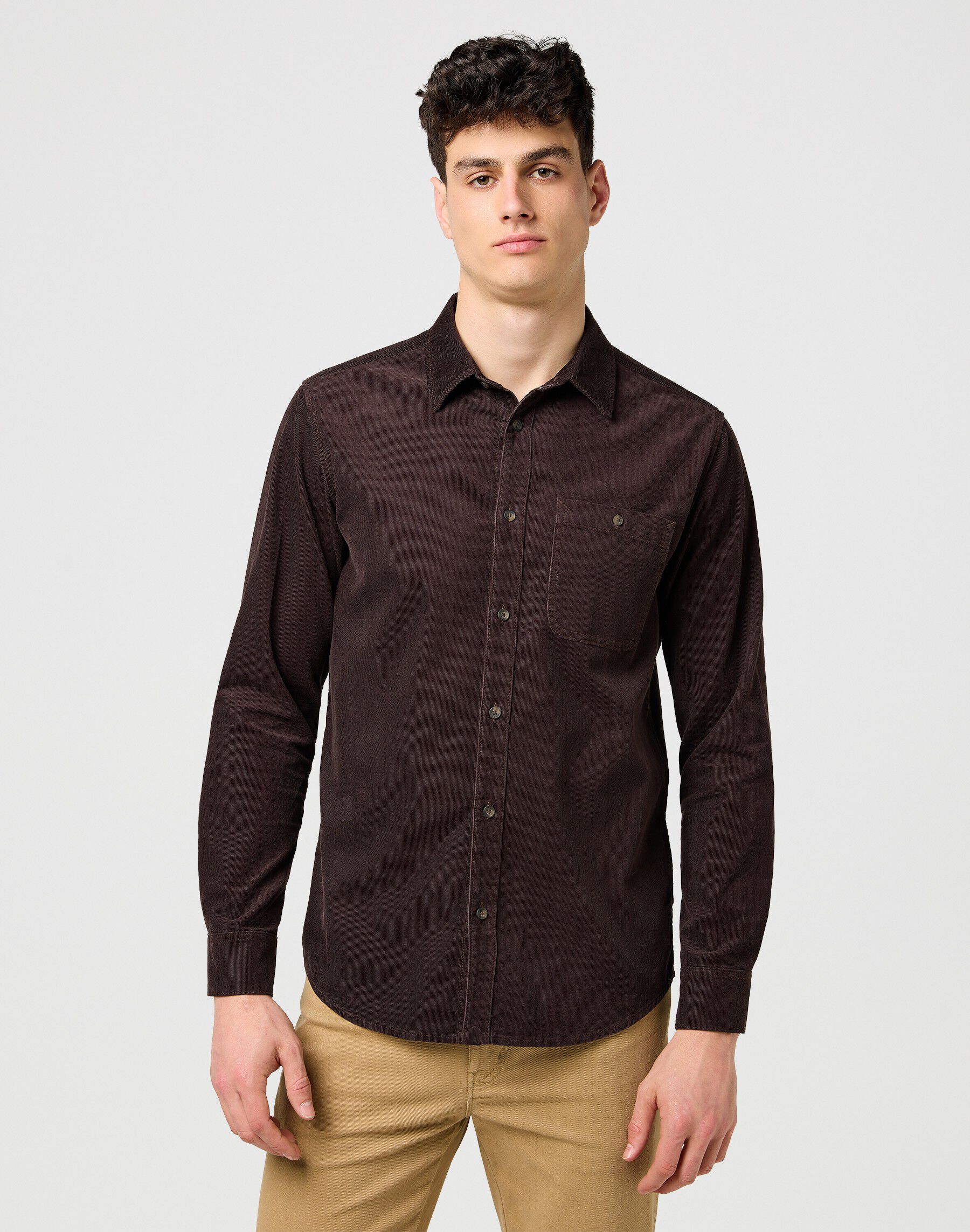 1 PKT CORDUROY SHIRT MOLE