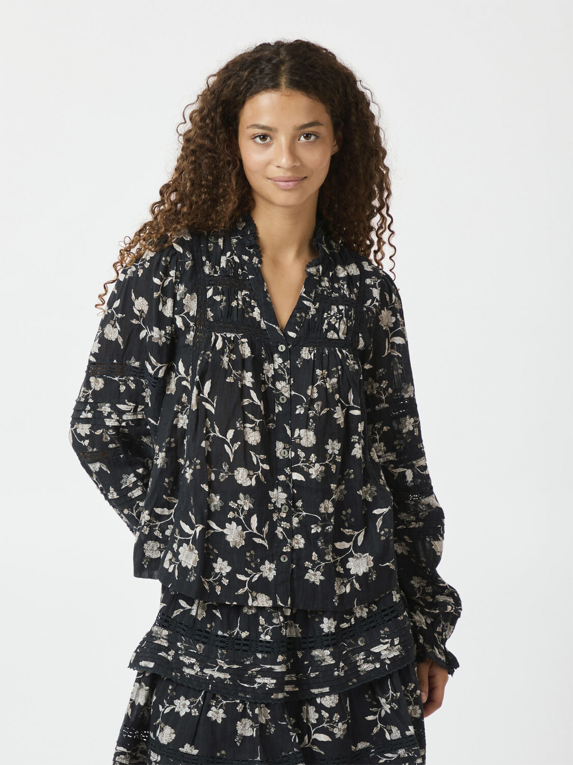 Lyla Night Flower Blouse