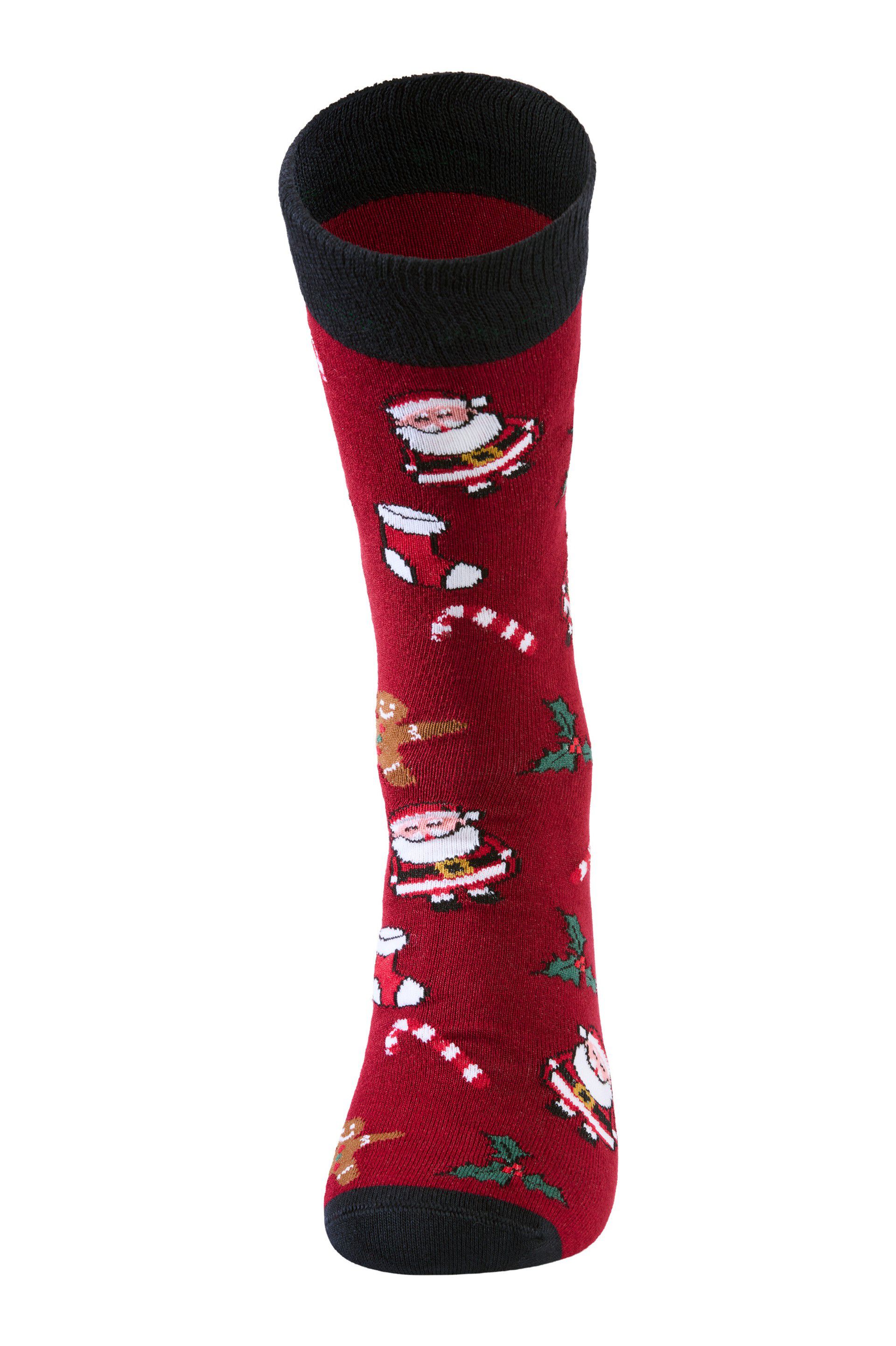 Christmas bamboo sock