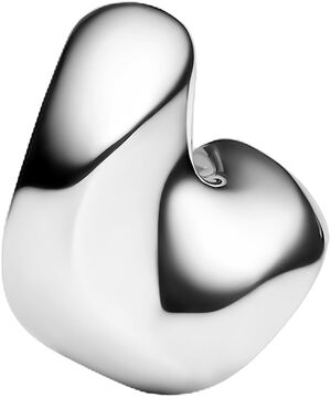 Saddle Earring Small Silver