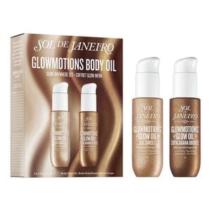 Glowmotions Set - Set med skimrande & n&auml;rande kroppsoljor