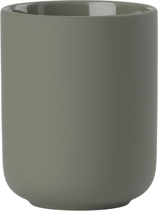 Tandborstmugg Ume Olive green