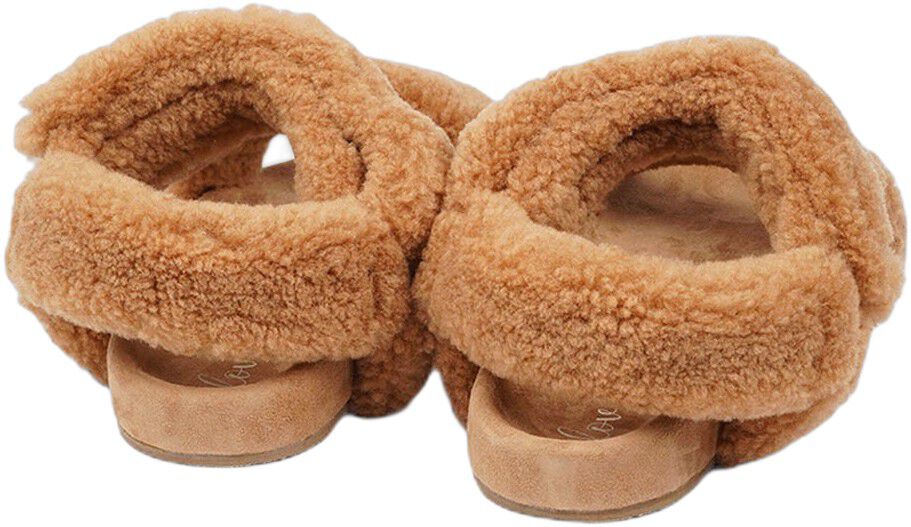 ROVENNA - SHEARLING TRECKING SANDAL