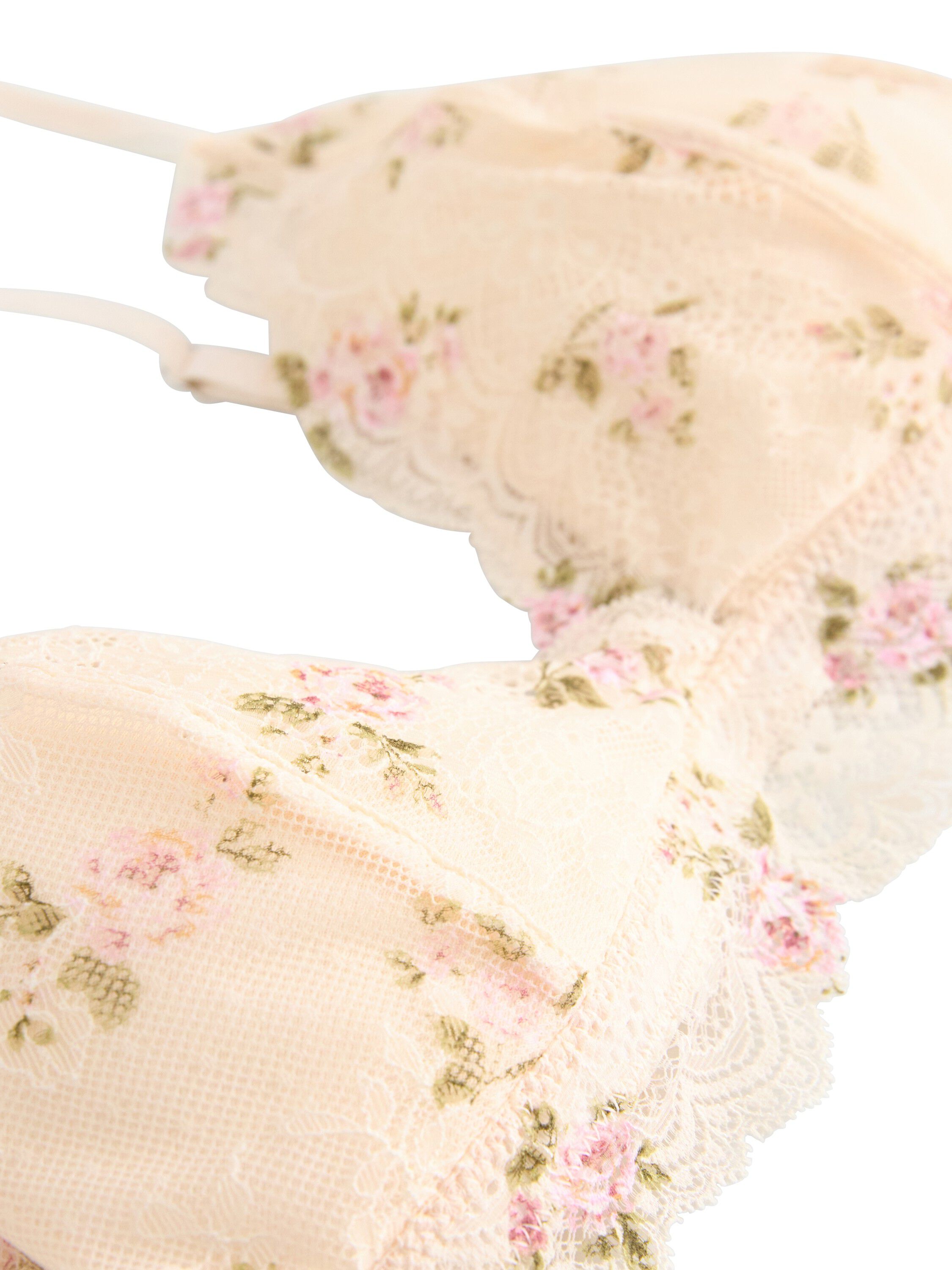 Soft padded bralette in lace with s