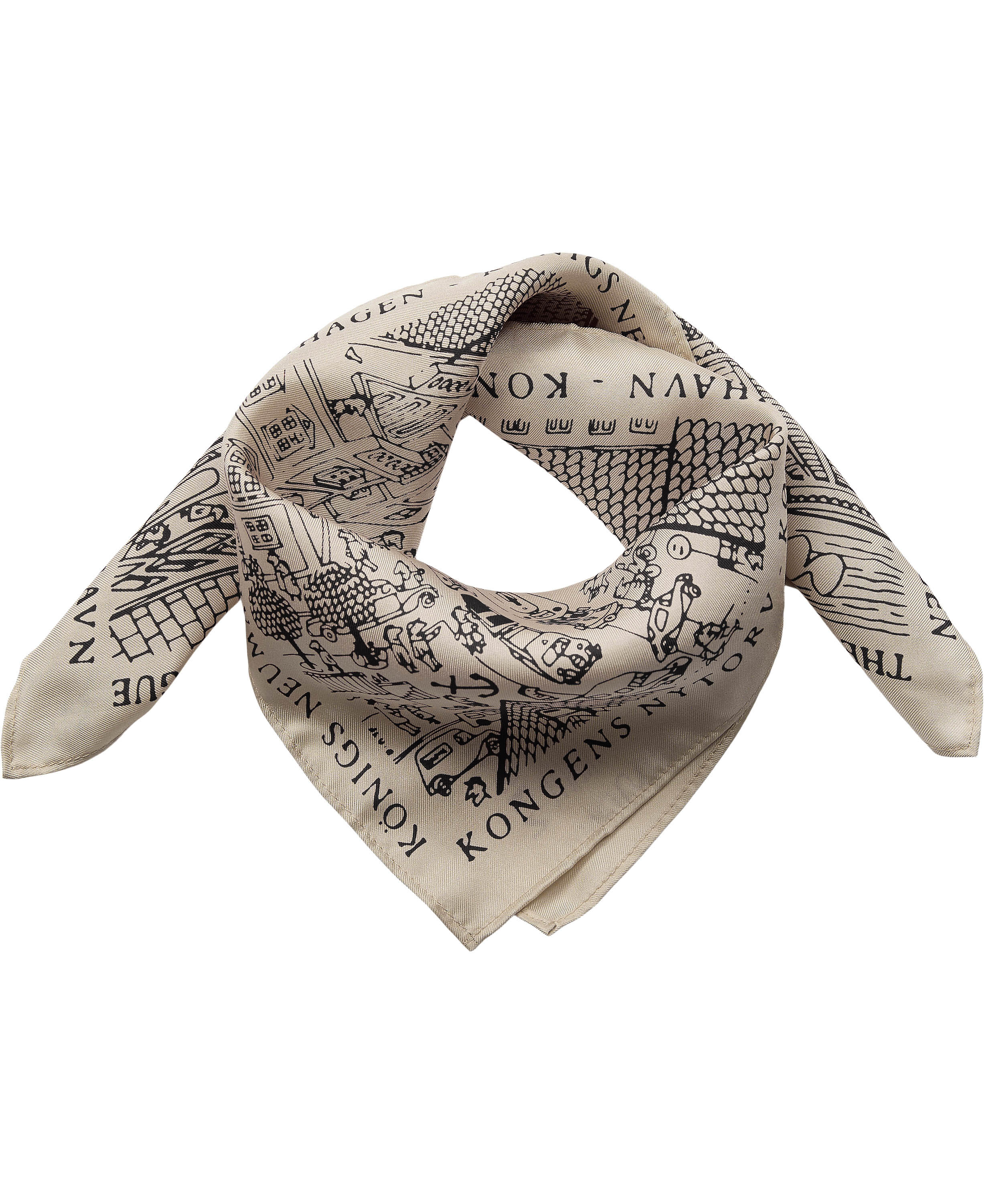 Magasin Iconic Scarf 53x53cm - 100% Silke