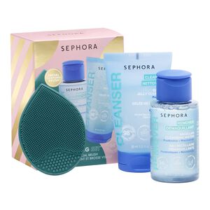 MINI KIT DE NETTOYAGE VISAGE - Set för ansiktsrengöring + 1 tillbehör