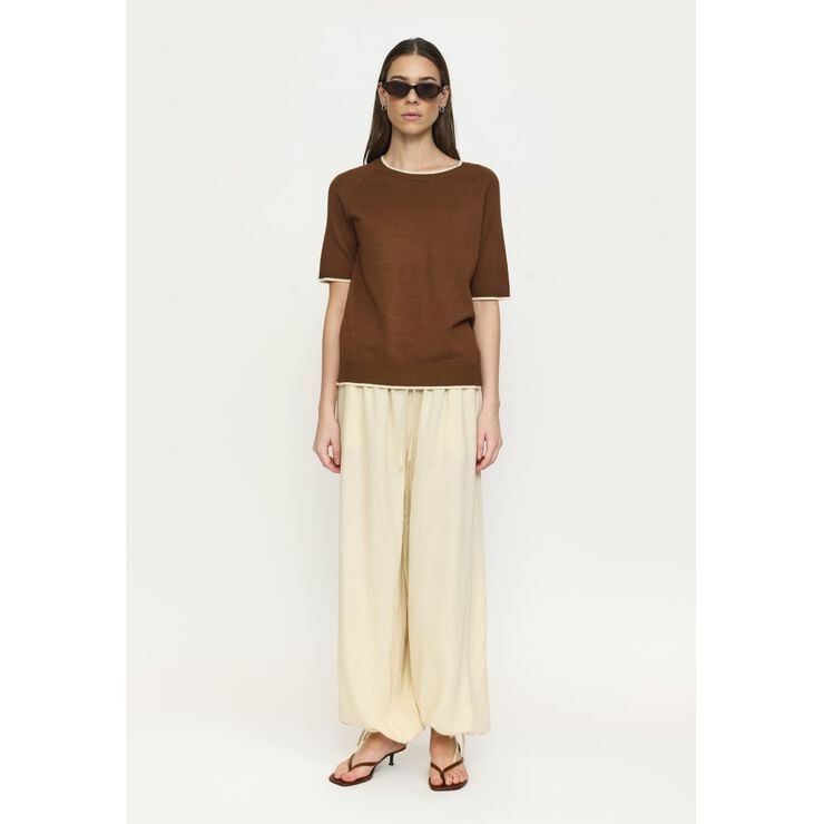 SRMarla SS Contrast Knit