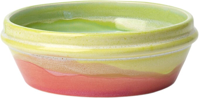 Poppery Sk&aring;l &Oslash;16 cm mint/apple green/pink