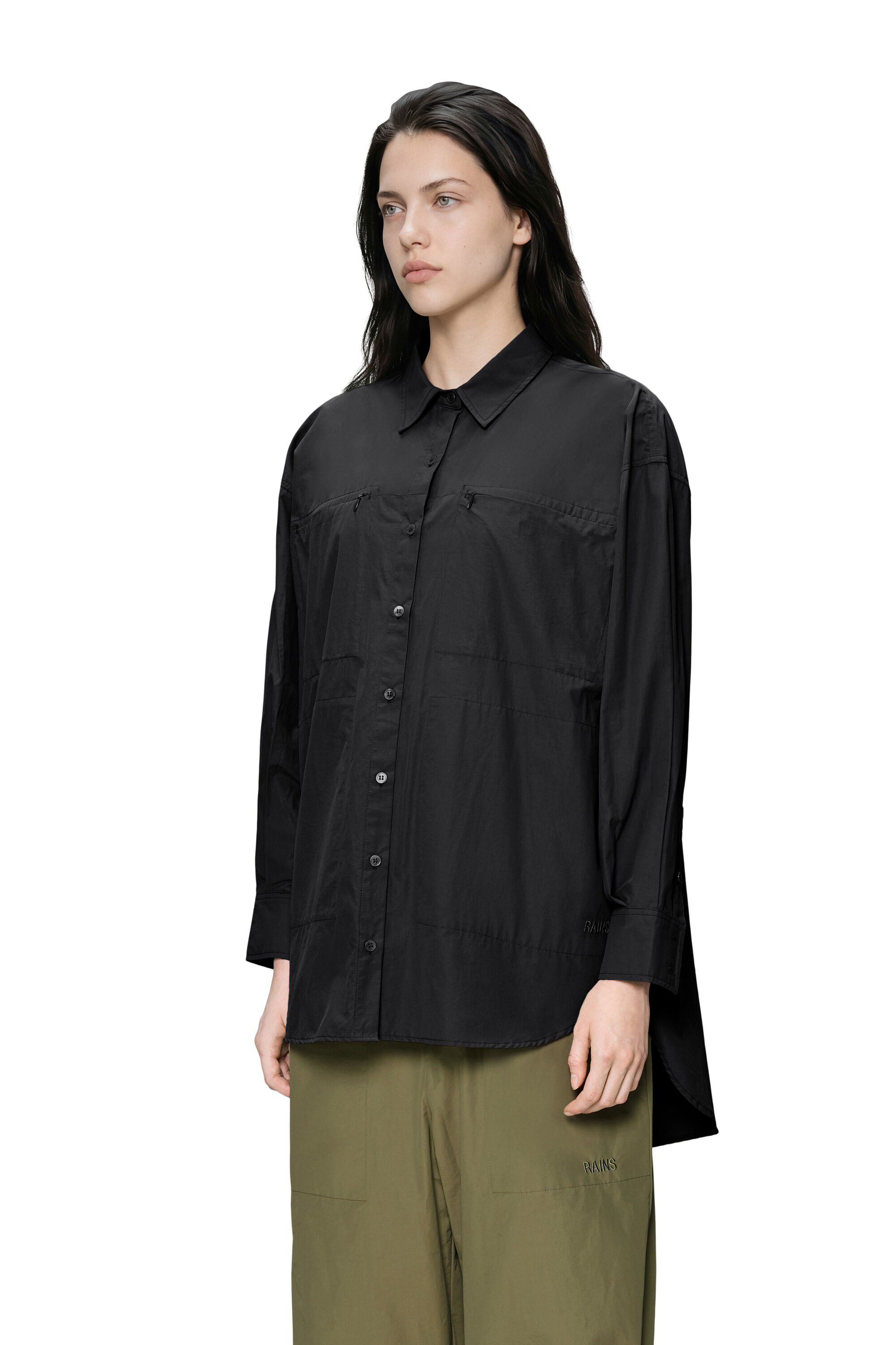 Light Woven Long Sleeve W Shirt
