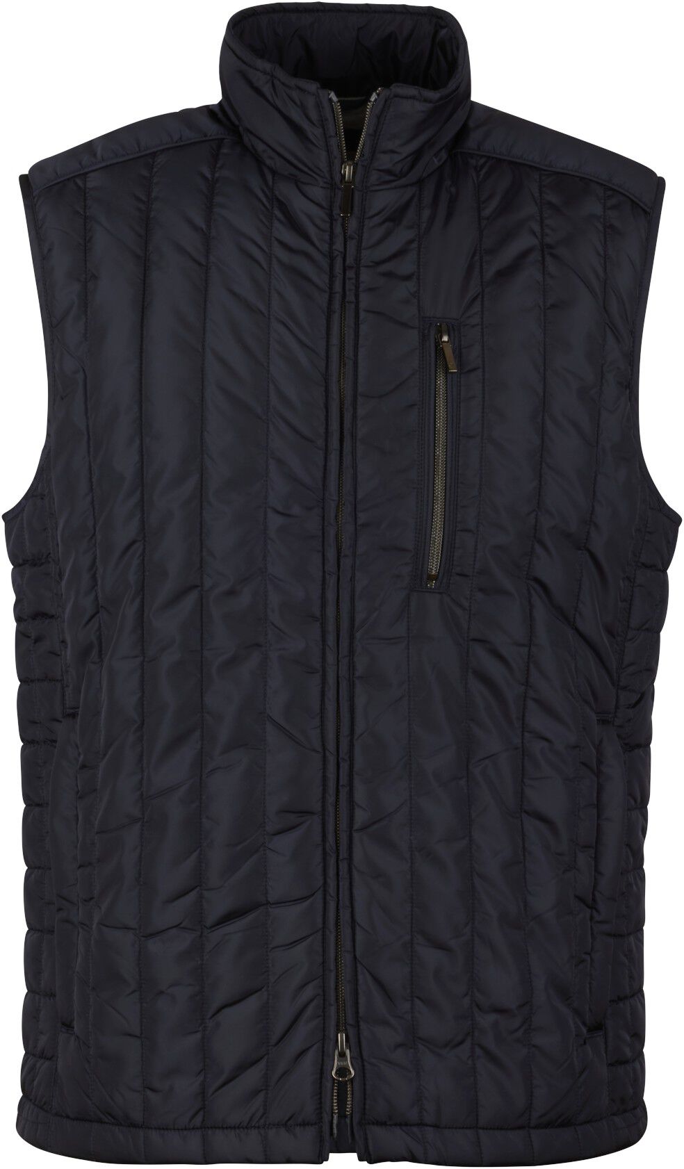 Vest Quilted Zip Nylon