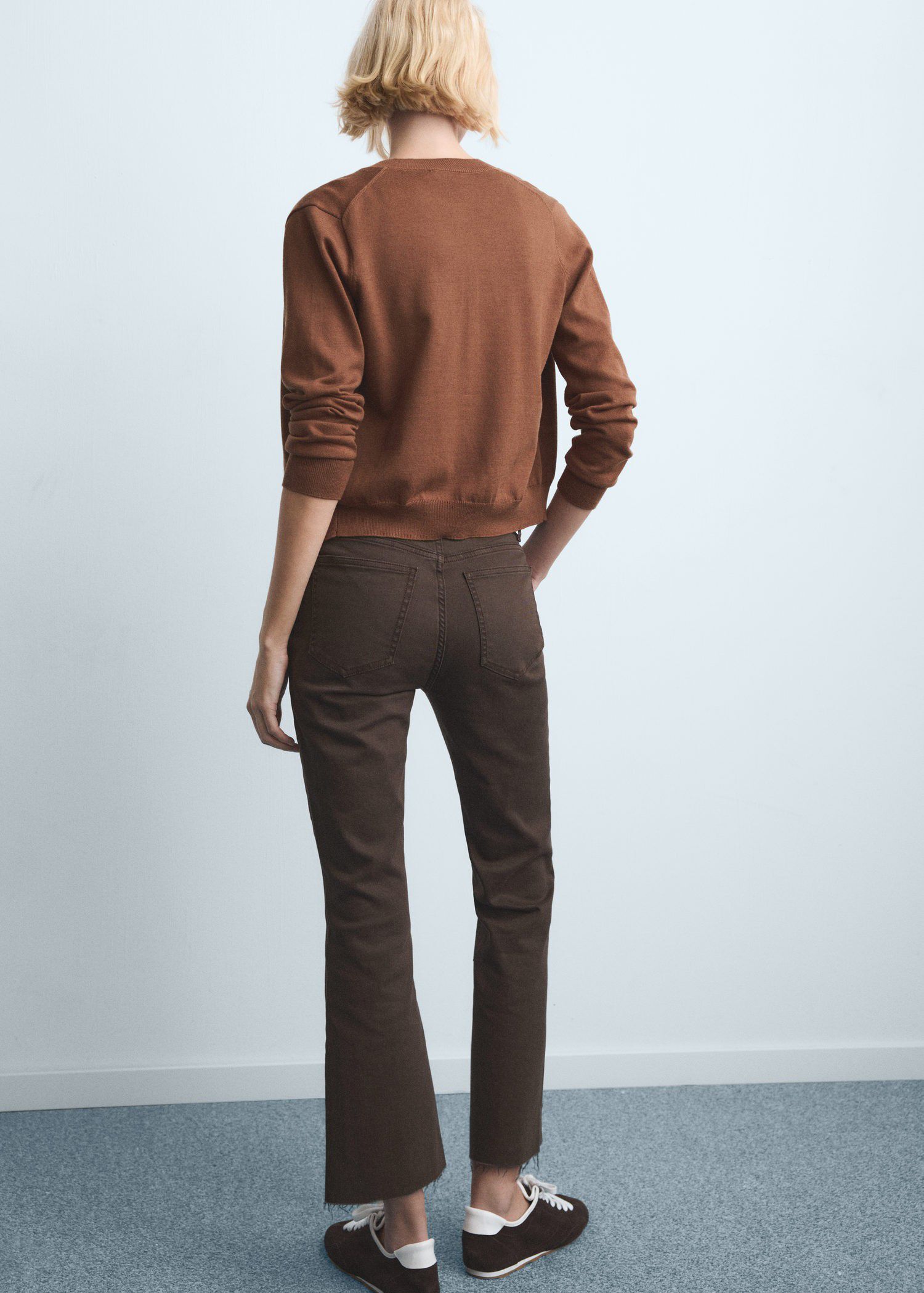 Sienna flared cropped jeans