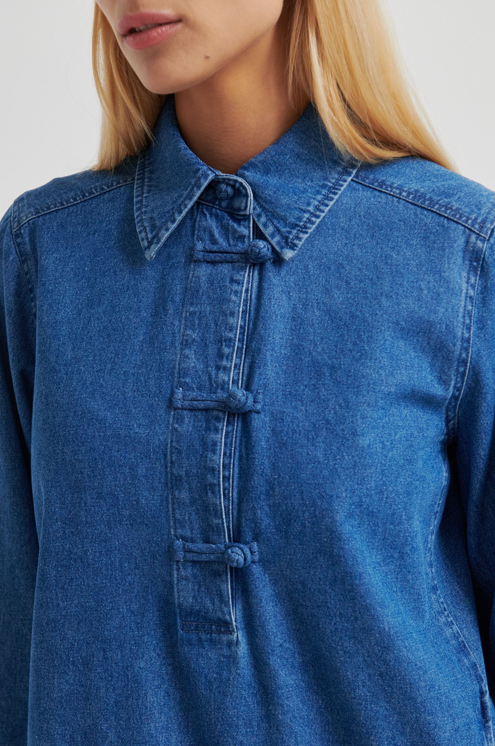 Cornelia Denim Tunic Dress