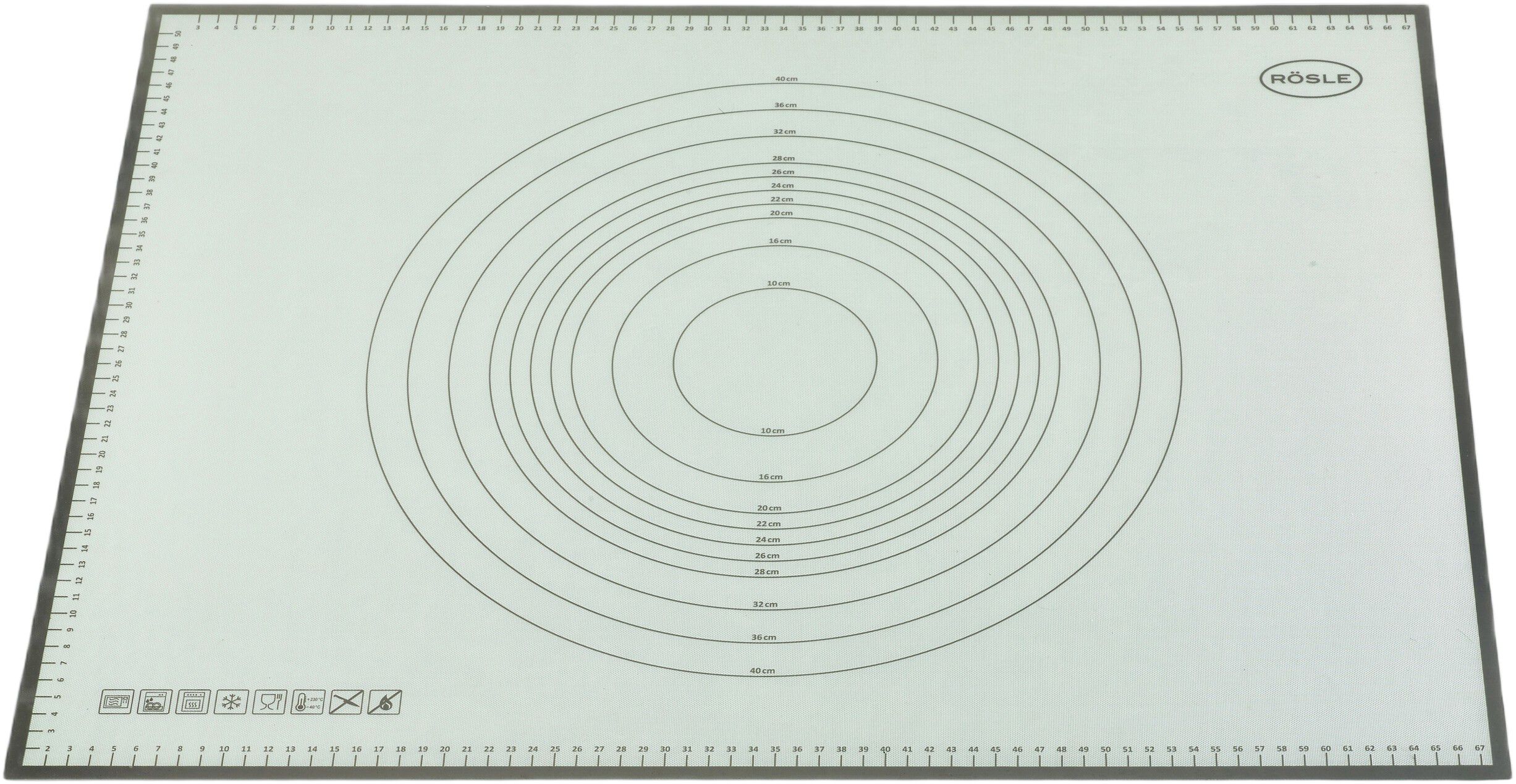 Bakmatta 68 x 53 x 0,2 cm Klar Silikon