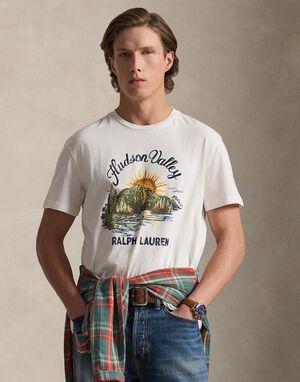 Classic Fit Jersey Graphic T-Shirt