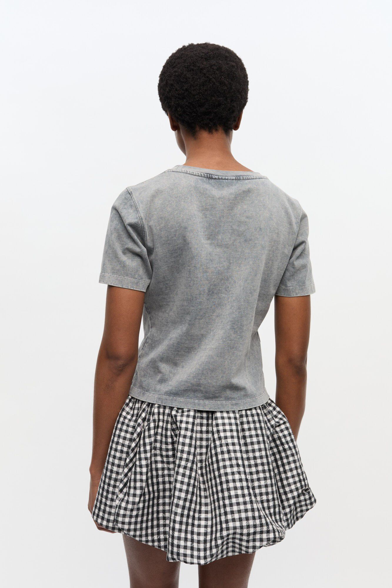 Heavy Cotton Jersey Heart Small T-S