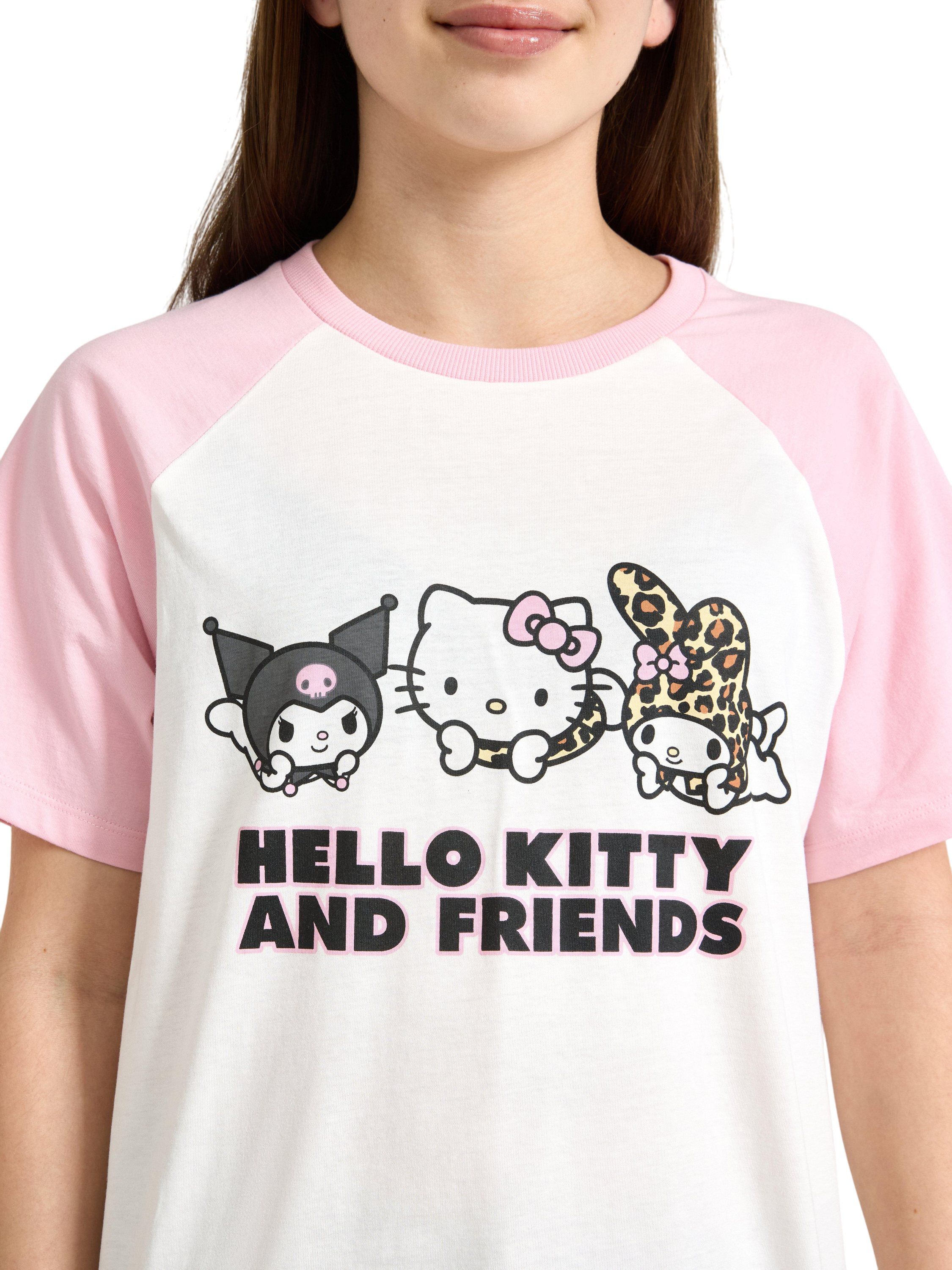 T shirt raglan Hello Kitty