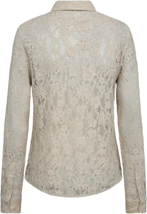 MMKether Lace Sequin Shirt