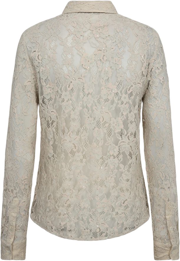 MMKether Lace Sequin Shirt