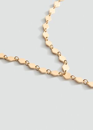 Metal pendant necklace