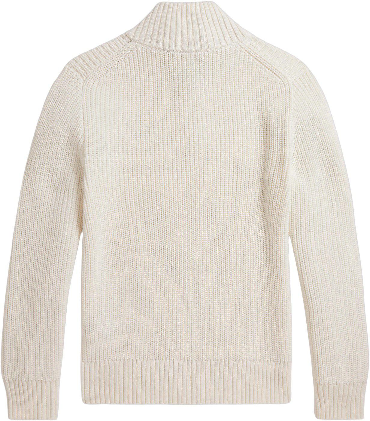Cotton Quarter-Zip Sweater