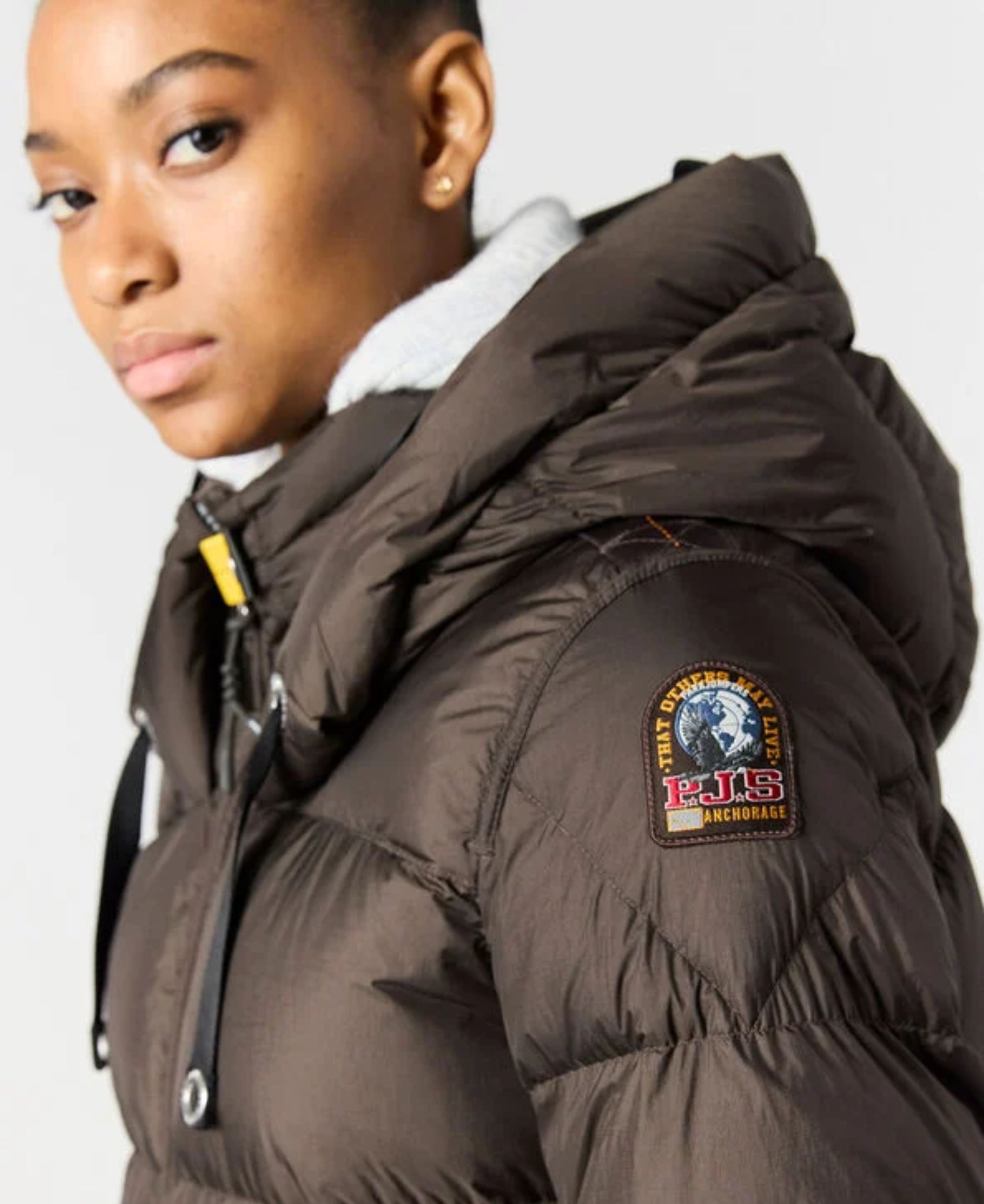 Panda long down jacket - water repellent