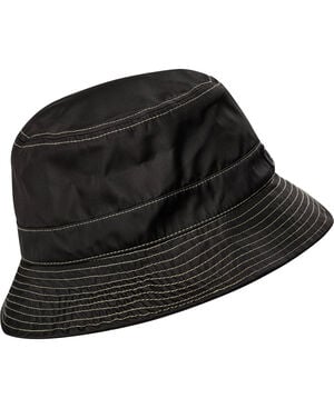 Bucket Hat Yellow Stitch