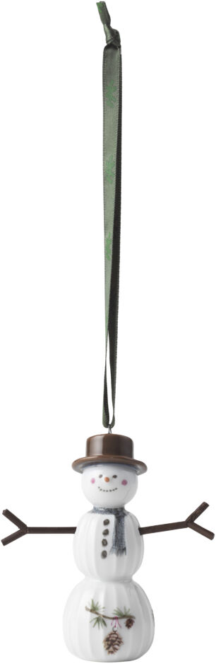 Hammersh&oslash;i Christmas Sn&ouml;gubbe h&auml;ngande H9,5 vit m. deko