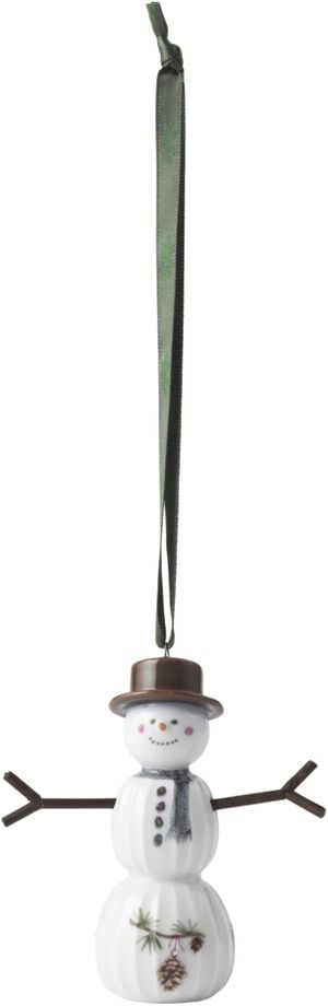 Hammersh&oslash;i Christmas Sn&ouml;gubbe h&auml;ngande H9,5 vit m. deko