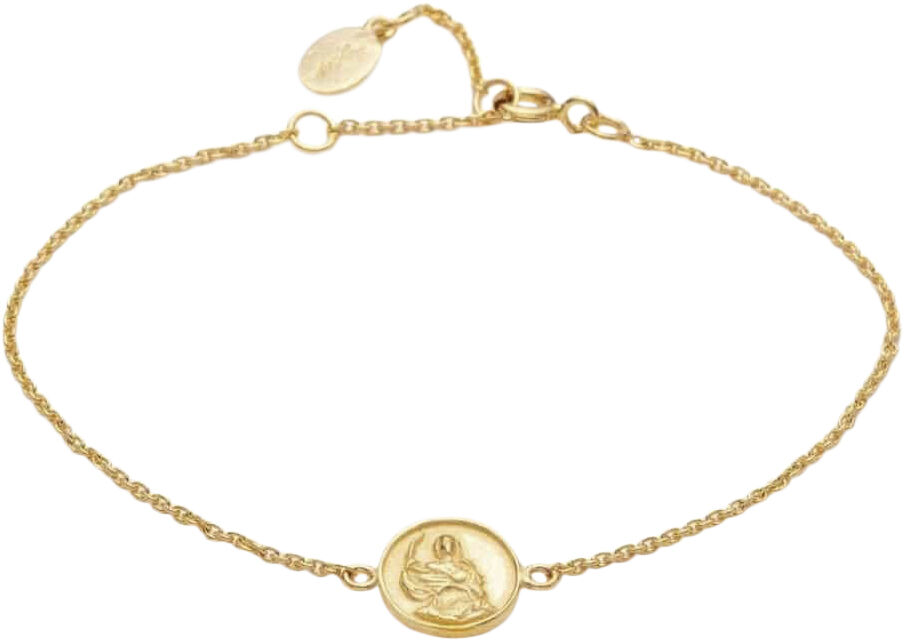 Abundantia medallion bracelet VERMEIL (925 Sterling silver gold plated