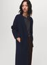 Knitted long coat