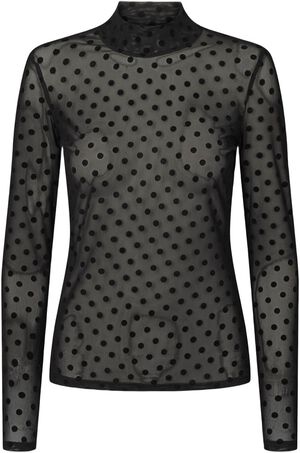 7655RDFRoll neck blouse