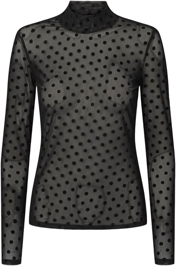 7655RDFRoll neck blouse