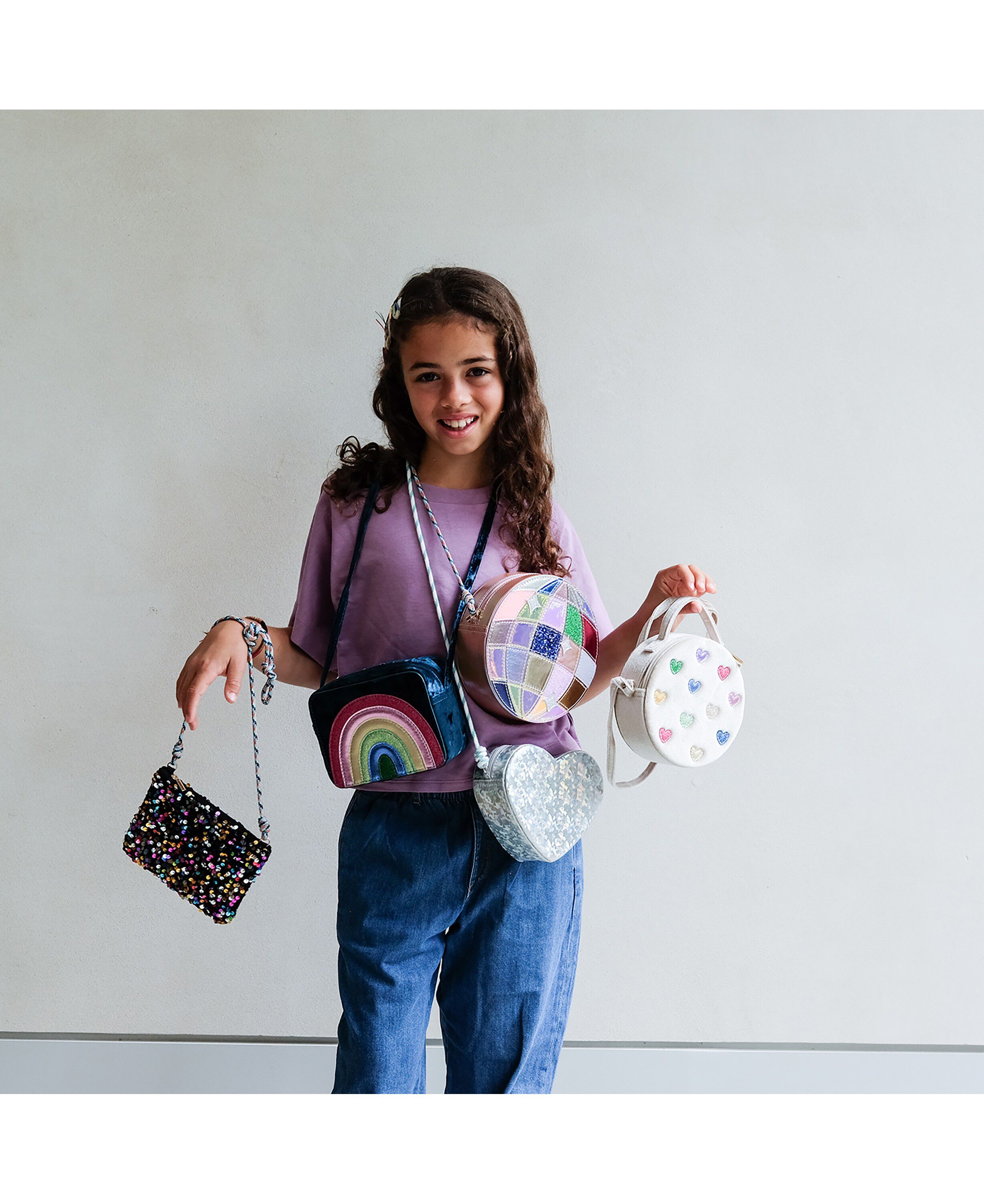 Mimi & Lula - Skuldertaske - Mega Sparkle Heart Enchanted