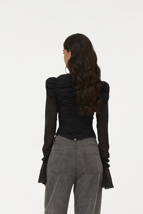 Chiffon Longsleeved Top