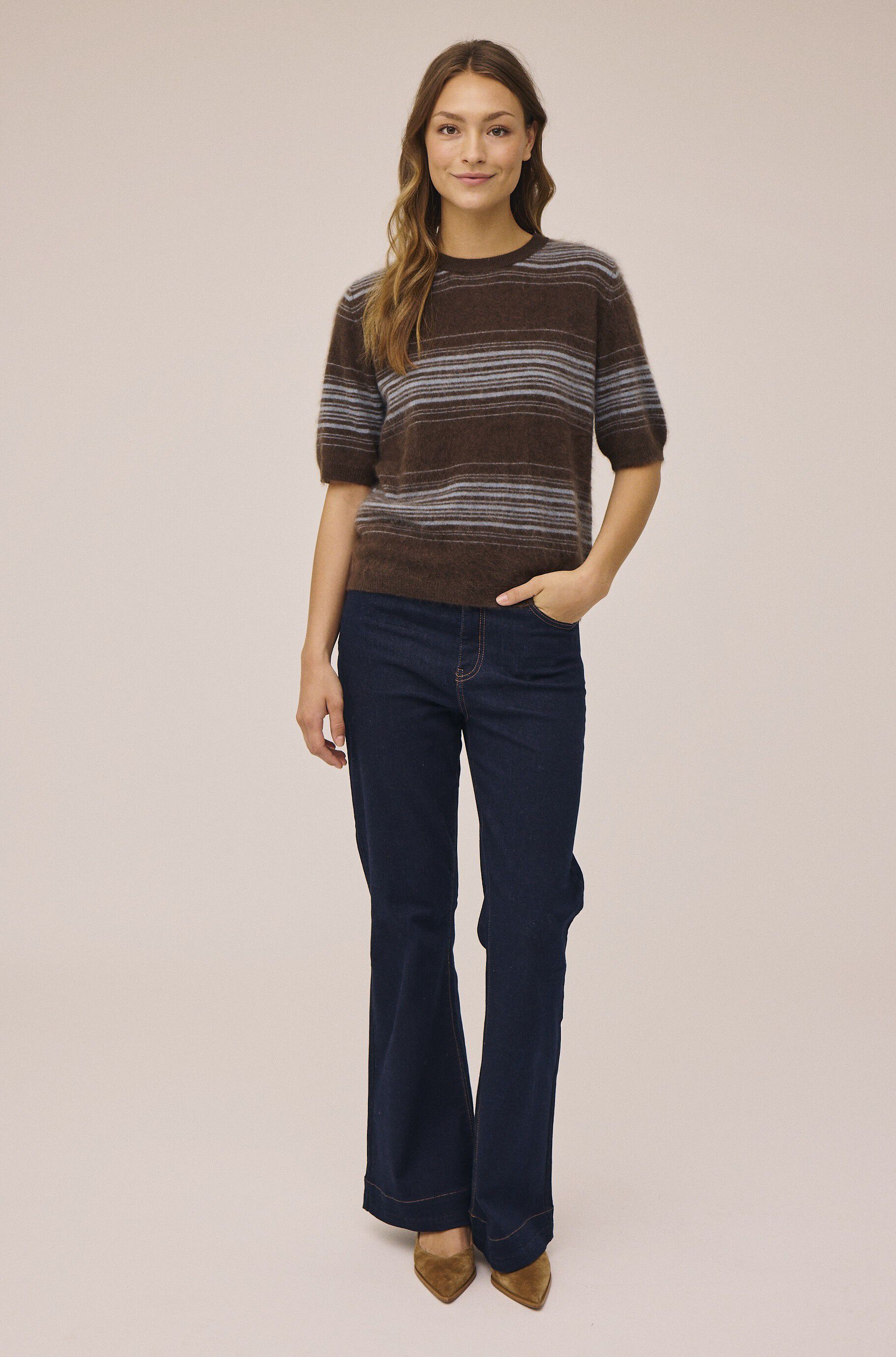 Geneve 1 S/S Knitted top - 100% Cashmere GCS