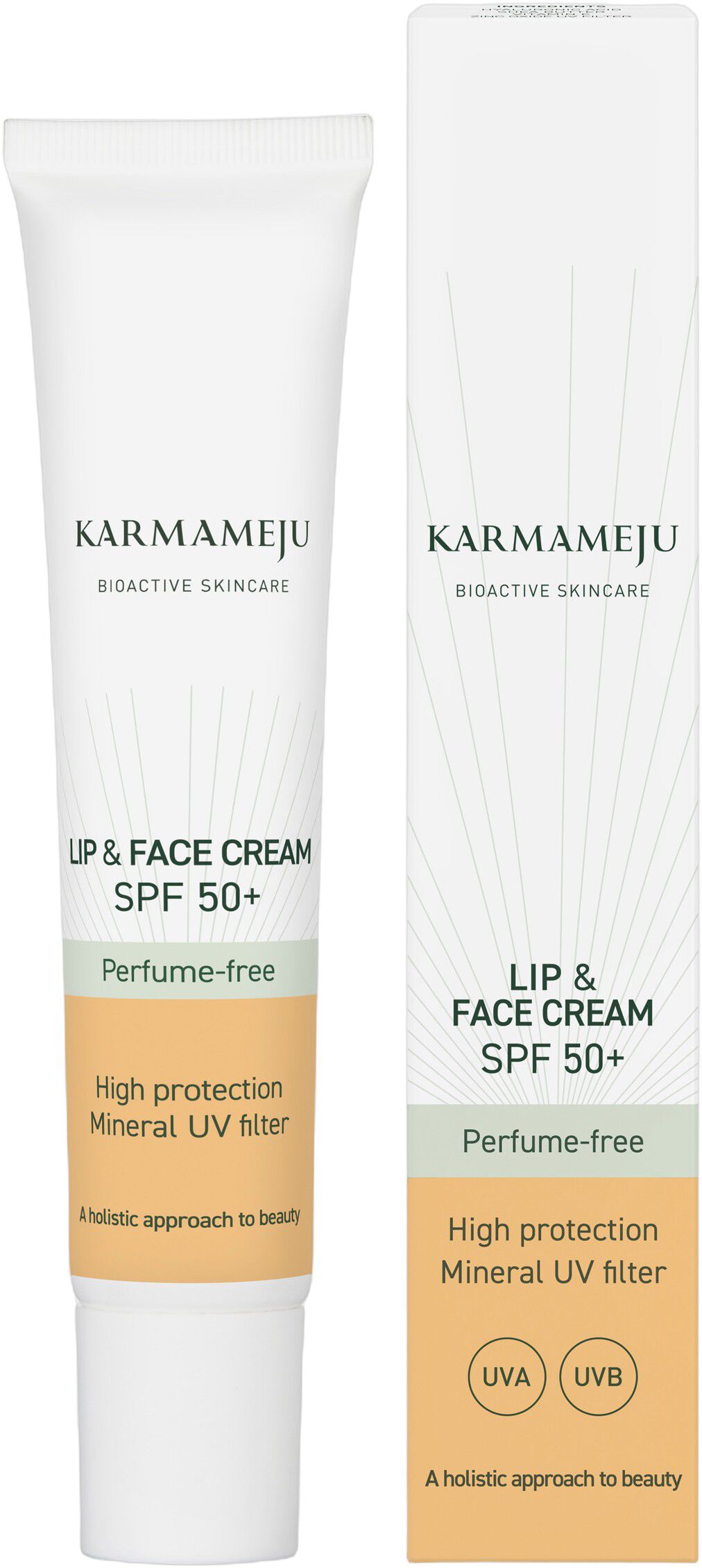 Sun Lip & Face Cream, SPF 50+, zinc perf free