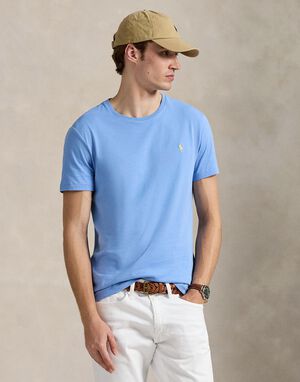 Custom Slim Fit Jersey Crewneck T-Shirt