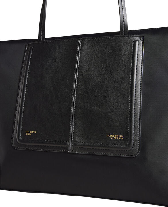 VOYAAGE Zip top Tote Bag