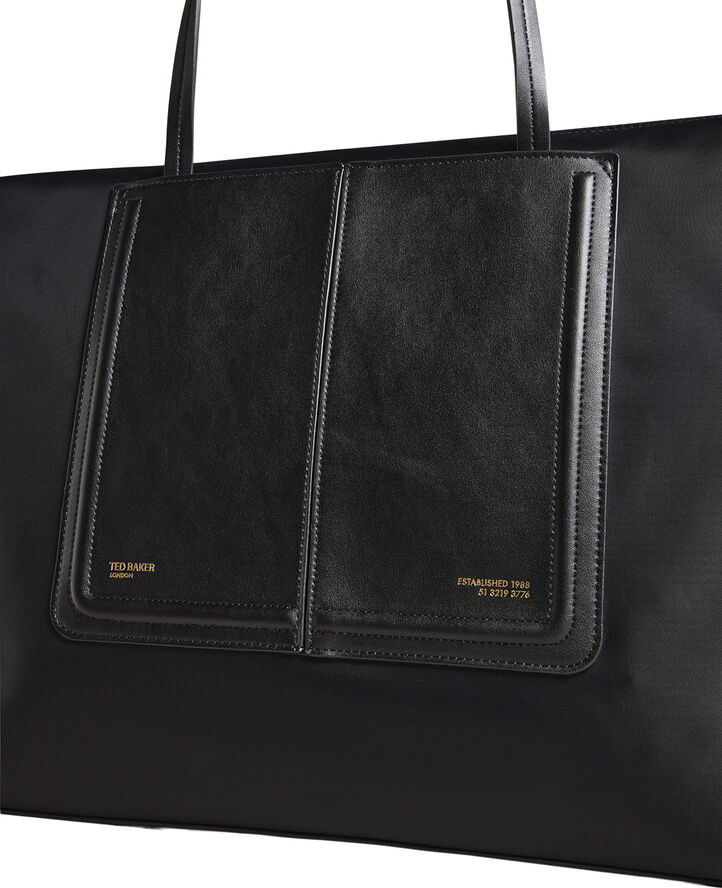 VOYAAGE Zip top Tote Bag