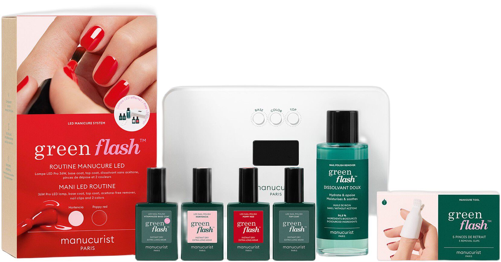 Flash Discovery Kit 36W LED + Hortencia & Poppy Red