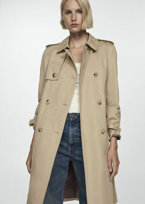 Classic trench coat with belt