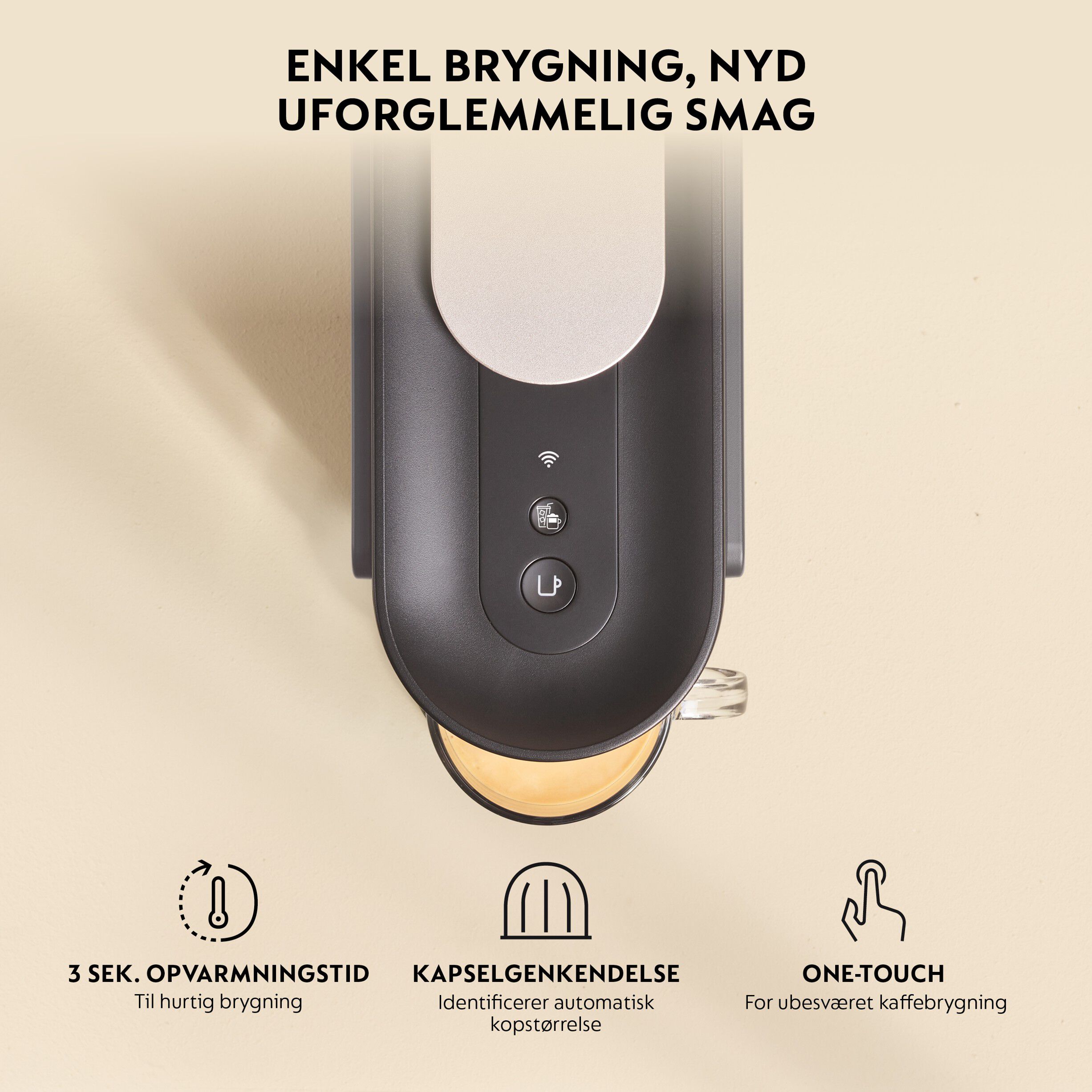 Nespresso Vertuo UP kapselmaskine (Gr&aring;)